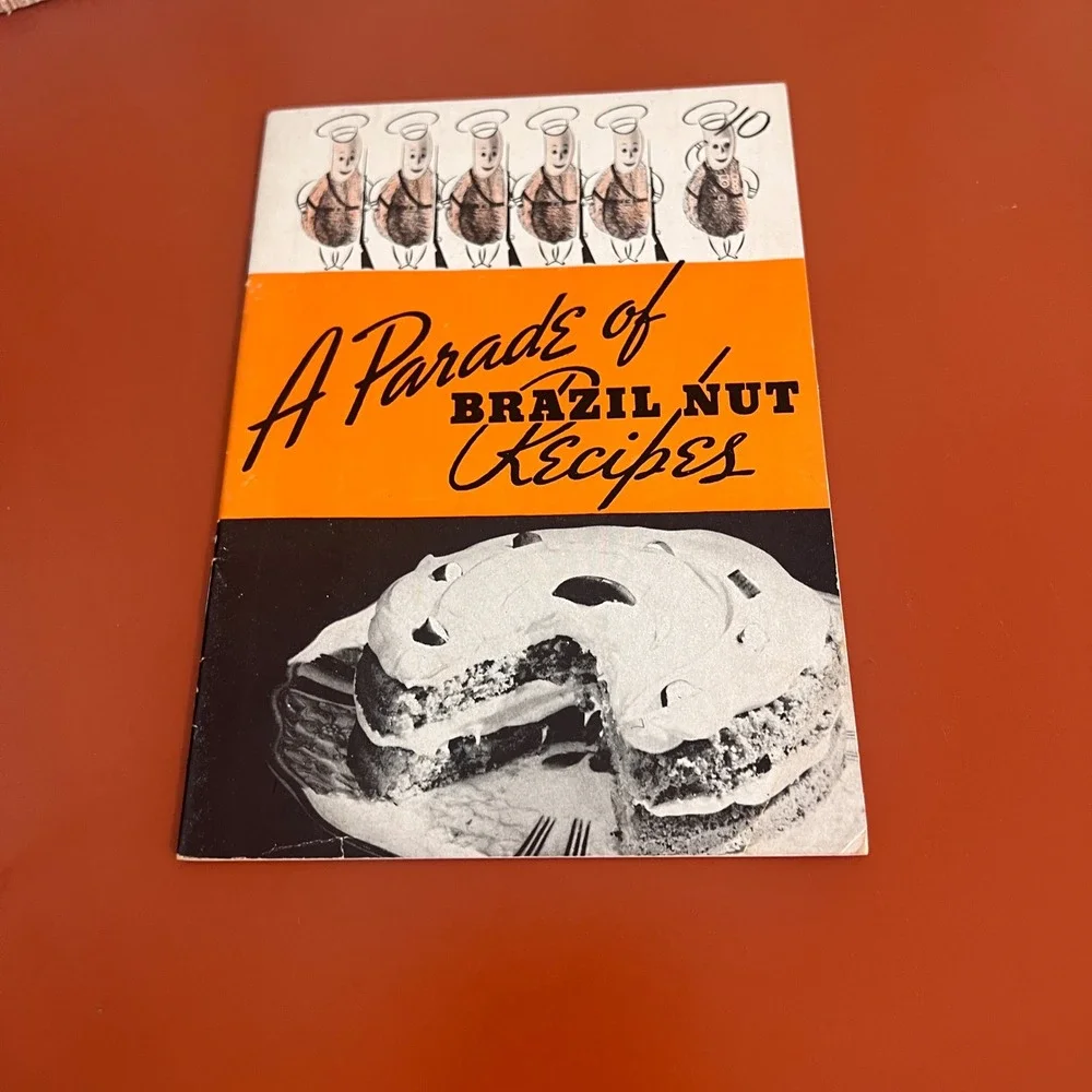Vintage A Parade of Brazil Nut Recipes Booklet Mid Century Cookbook Ephemera
